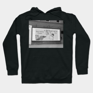 Gasoline Billboard, 1941. Vintage Photo Hoodie